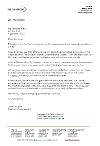 Letter from Joan Douglas from The Pub Group
